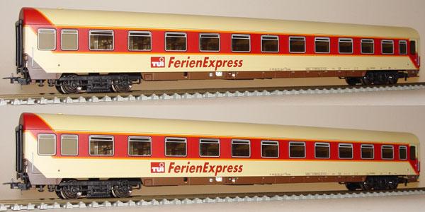 Set of 2 Passenger cars TUI "Ferien Express"<br /><a href='images/pictures/LS_Models/46007.jpg' target='_blank'>Full size image</a>
